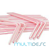 Canudo Flexivel 4mm 21cm