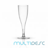 Taça Champagne 125ml - Pc 5 un