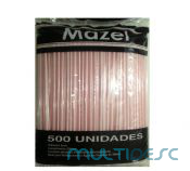 Canudo Embalado 5mm 25cm 
