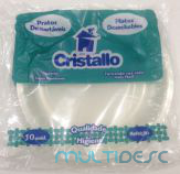 Prato Refeição Cristallo 21cm