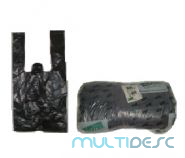 Sacola Plastica Preta 60x75