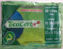 Saco de Lixo Biodegradável 50lts