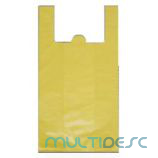 Sacola Plastica Amarela 40x50